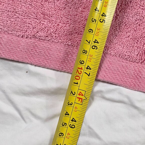 Vintage Palatial Pink Bath Towel 100% Cotton Soft Absorbent Made In USA - Picture 6 of 8